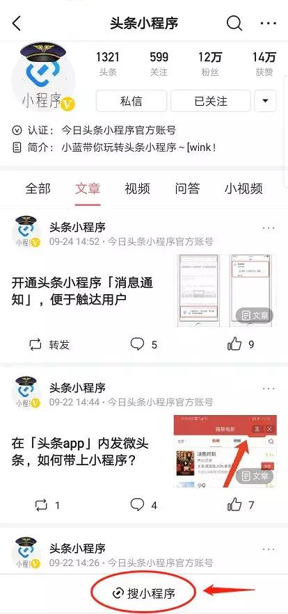 小程序开发,头条小程序